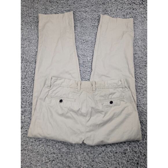 Gap Pants Mens 32X32 Beige Khakis Straight Fit Classiccore Casual Preppy Work - Picture 1 of 10